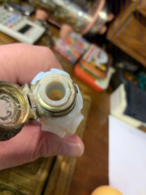 VINTAGE PERFUME BOTTLE ( 10 CM )