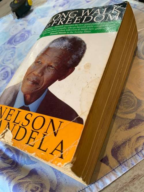 LONG WALK TO FREEDOM SOFT COVER  HANDSIGNED BY PRES.NELSON MANDELA
