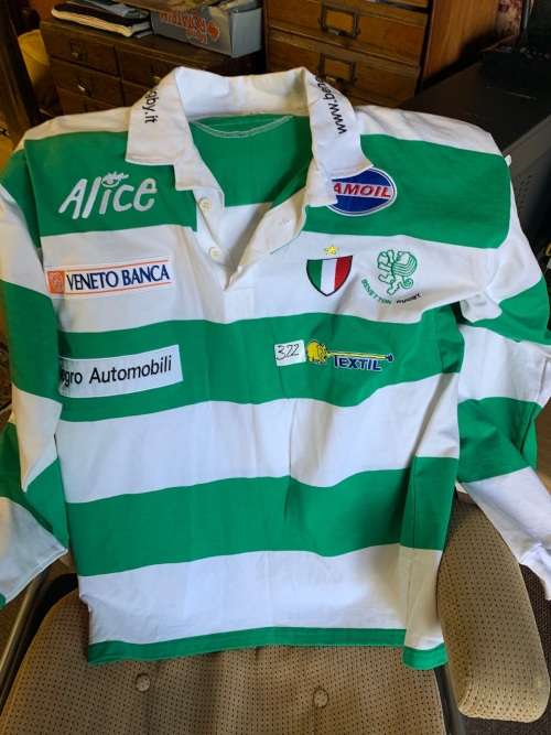 Rugby Jersey: Players Jersey Benetton Treviso in Italy no 9