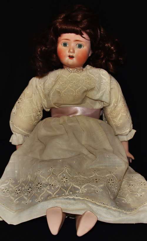 Vintage German Doll ( Schoenau & Hoffmeiser , 50 cm )