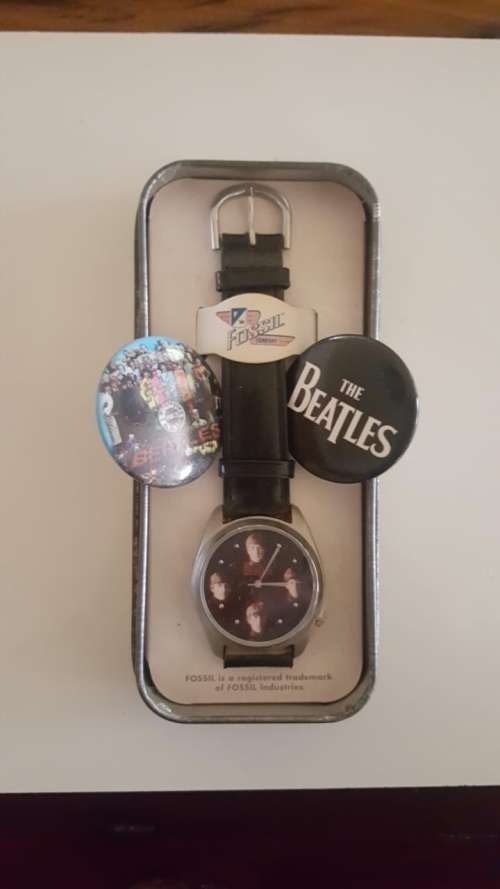 Beatles Watch  Limited Edition Fossil Watch , 1996 in original box and working