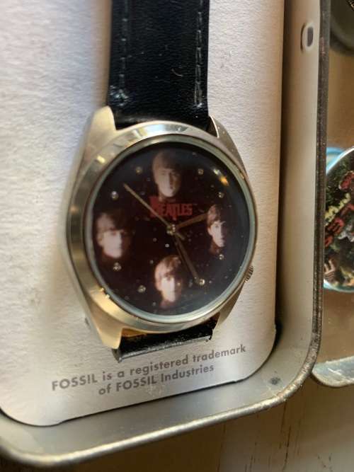 Beatles Watch  Limited Edition Fossil Watch , 1996 in original box and working