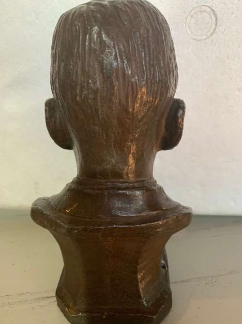 BRONZE BUST OF EUGENE MARAIS BY COERT STEYNBERG ( 20 CM )