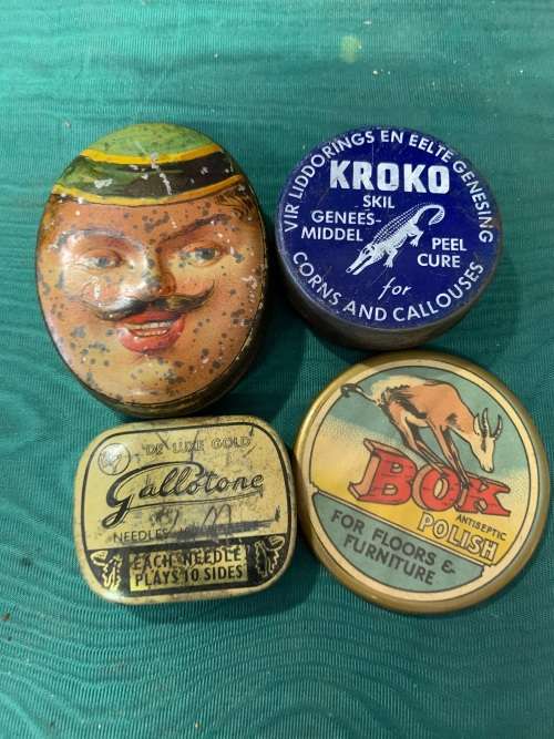 Collection of 4 Tins