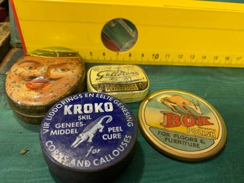 Collection of 4 Tins