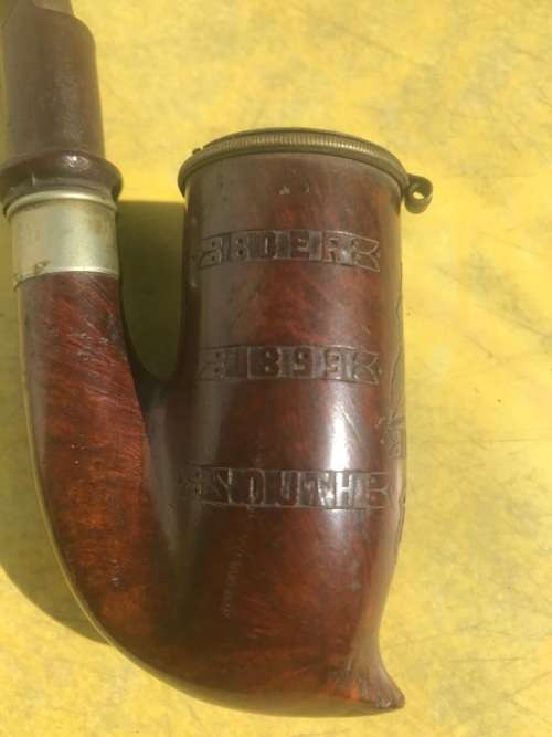 Boer War : POW Pipe Handcarved