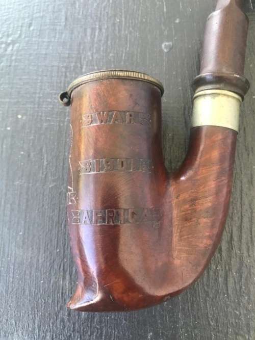 Boer War : POW Pipe Handcarved