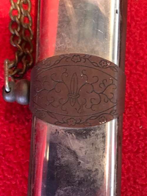 VINTAGE DISPLAY SWORD WITH SCABBARD ( 103 cm )