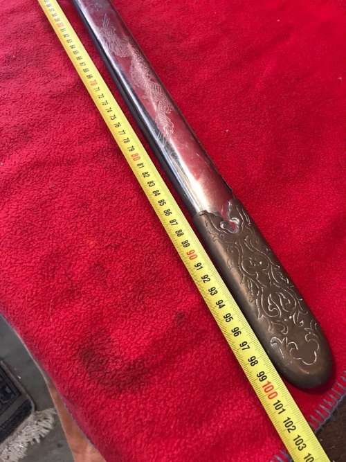 VINTAGE DISPLAY SWORD WITH SCABBARD ( 103 cm )