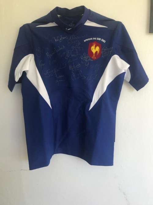 FRENCH RUGBY TESTMATCH JERSEY  TEST IN PE 25/06/2005