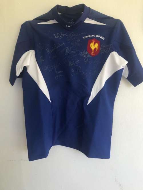 FRENCH RUGBY TESTMATCH JERSEY  TEST IN PE 25/06/2005
