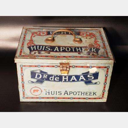 Dr De Haas Huis Apotheek Tin plus contents