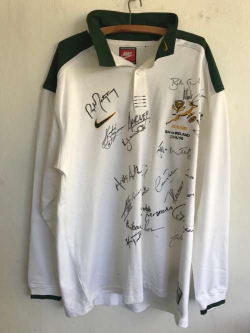 Rugby Springbok Rugby Test Match Jersey : SA vs Ireland 13/06/98