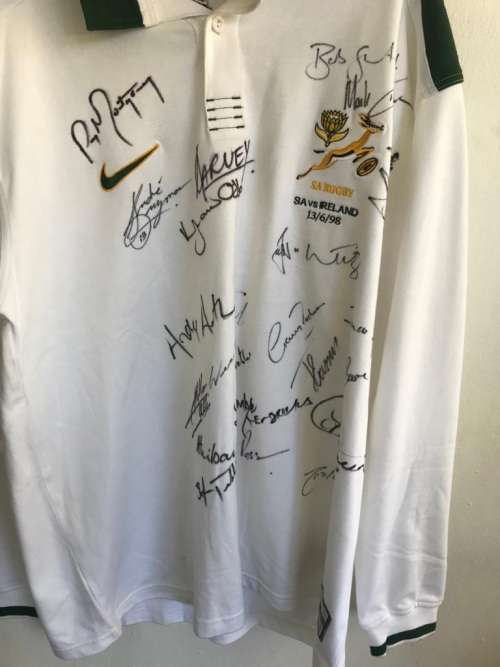 Rugby Springbok Rugby Test Match Jersey : SA vs Ireland 13/06/98