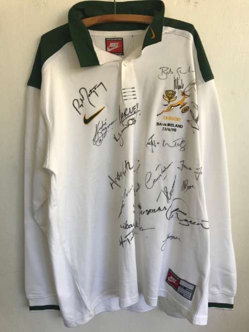 Rugby Springbok Rugby Test Match Jersey : SA vs Ireland 13/06/98