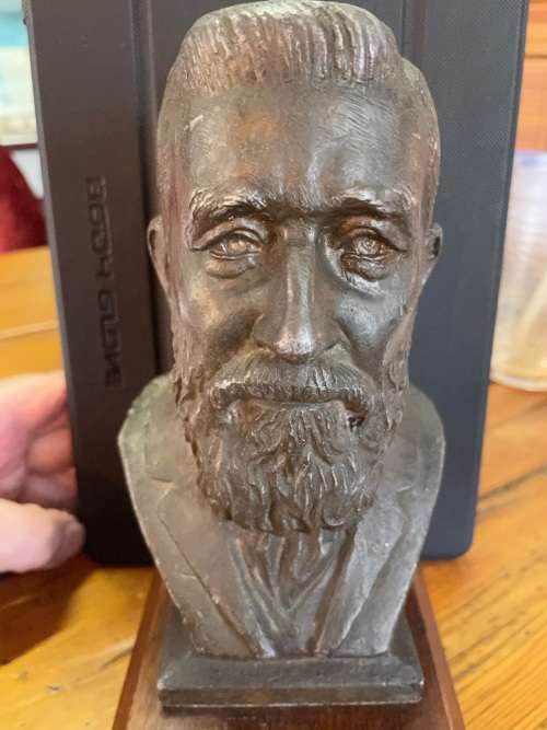 Boer War : Coert Steynberg Bust of Genl de Wet circa 1955 ( 22 cm high )