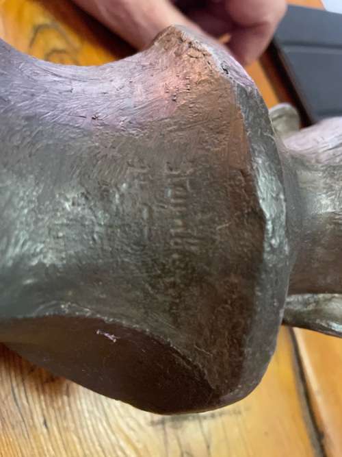 Boer War : Coert Steynberg Bust of Genl de Wet circa 1955 ( 22 cm high )