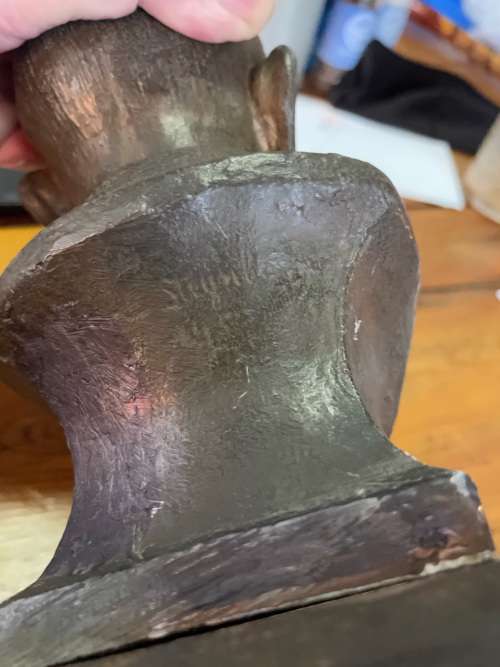 Boer War : Coert Steynberg Bust of Genl de Wet circa 1955 ( 22 cm high )