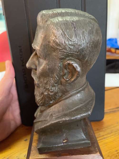 Boer War : Coert Steynberg Bust of Genl de Wet circa 1955 ( 22 cm high )