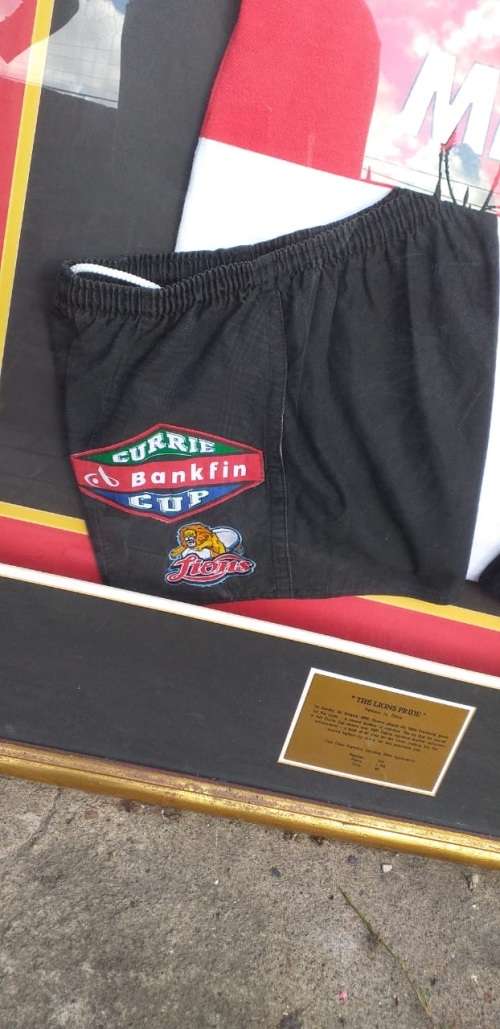 Rare Rugby Lions Match Jersey: Hennie le Roux 150 games