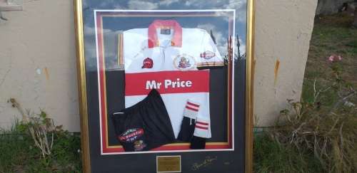 Rare Rugby Lions Match Jersey: Hennie le Roux 150 games