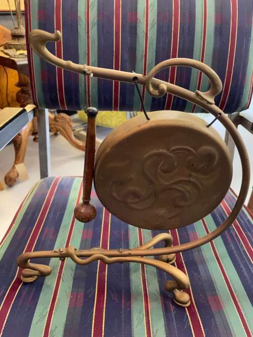 Beautiful Brass Art Nouveau Dinner Gong