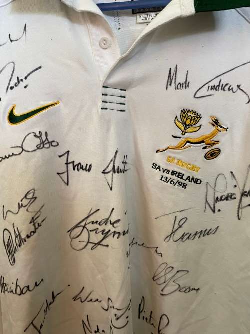 Rugby Jersey: Springbok Matchjersey SA vs Ireland no 22