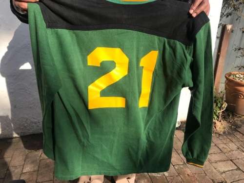Rugby Match Jersey : SA u 19 , no 21