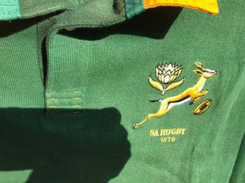 Rugby Match Jersey : SA u 19 , no 21