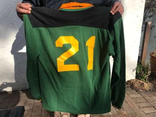Rugby Match Jersey : SA u 19 , no 21