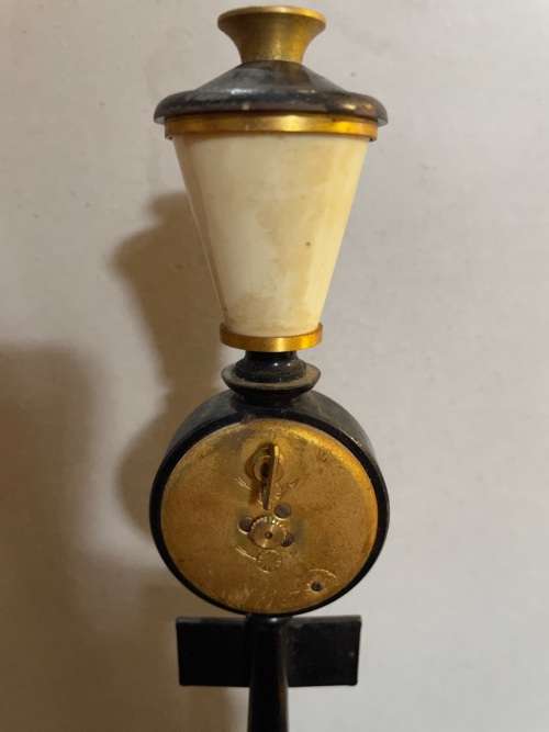 Beautiful Jaeger Streetlamp Deskclock ( 30 cm )circa 1960`s
