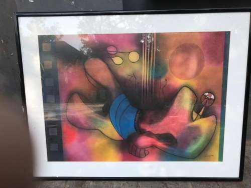 Winston Sauli : Mixed Medium on Paper ( 50.5 x 70.5 )