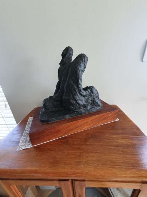 Rare Sculpture : The Waiting by Irena Georgiou ( 40 x 42 x 22 cm )