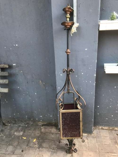 Beautiful Original Art Nouveau Ceiling Gaslamp converted to electricity