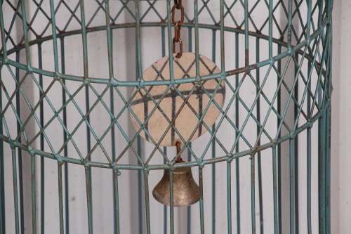 Beautiful Vintage Pair of Metal Birdcages ( 88 cm ) Bid per birdcage to take one or both