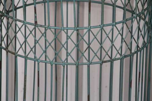 Beautiful Vintage Pair of Metal Birdcages ( 88 cm ) Bid per birdcage to take one or both