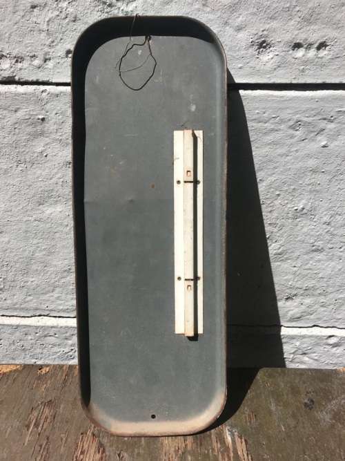 Tinplate Super Glatex Paint Thermometer , 1950`s ( 41 x 15cm )