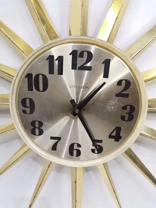 Retro Verichron Starburst Clock