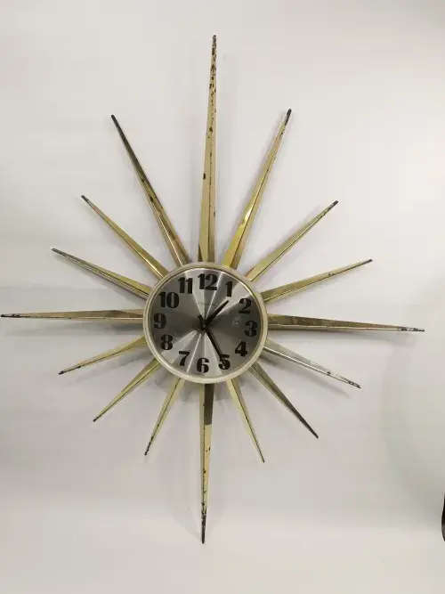 Retro Verichron Starburst Clock