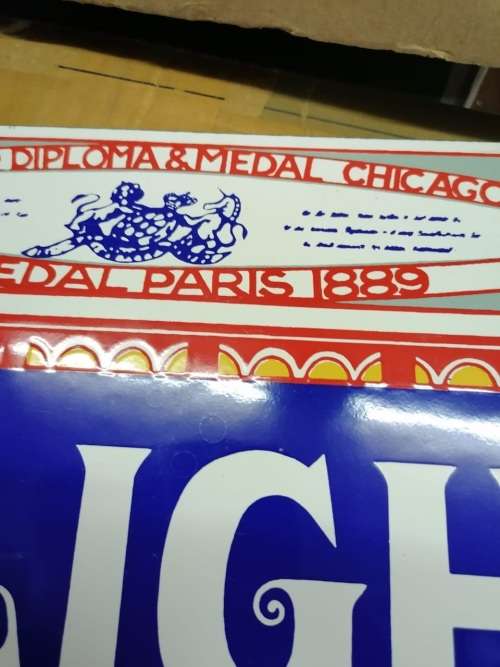 Original Enamel Sunlight Soap Sign ( 50 x 43 cm )