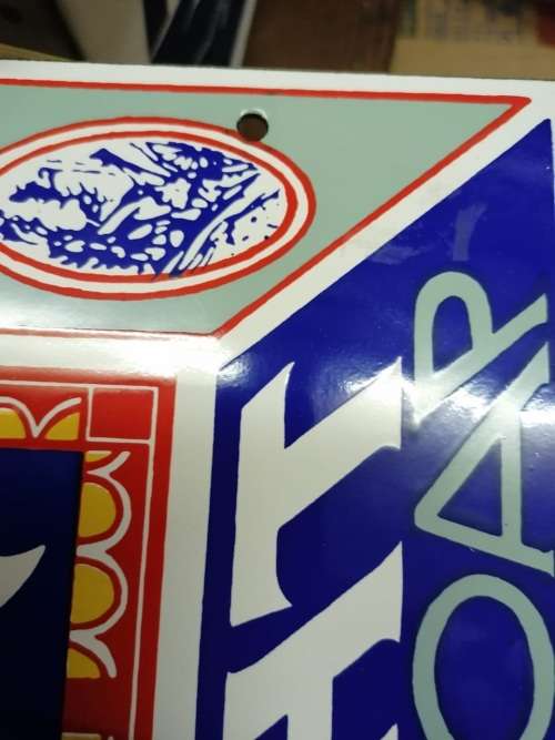 Original Enamel Sunlight Soap Sign ( 50 x 43 cm )