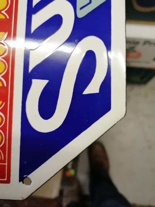 Original Enamel Sunlight Soap Sign ( 50 x 43 cm )