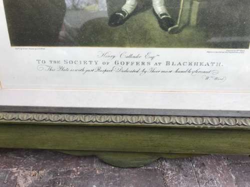 Framed Print: Society of Gholfers at Blackheath