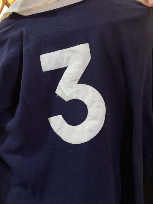 Rugby Match Jersey : Scotland no 3