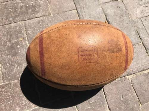 Rugby Ball: Genuine Leather Barbarian Ball