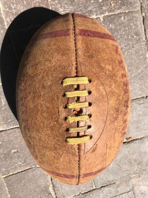 Rugby Ball: Genuine Leather Barbarian Ball