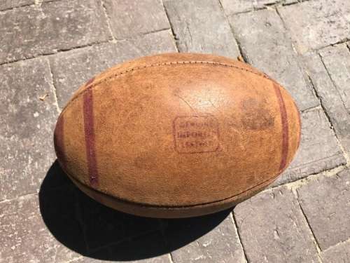 Rugby Ball: Genuine Leather Barbarian Ball