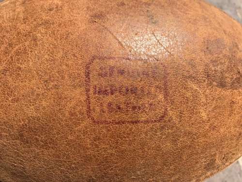Rugby Ball: Genuine Leather Barbarian Ball