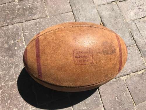 Rugby Ball: Genuine Leather Barbarian Ball