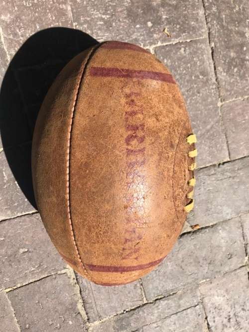 Rugby Ball: Genuine Leather Barbarian Ball